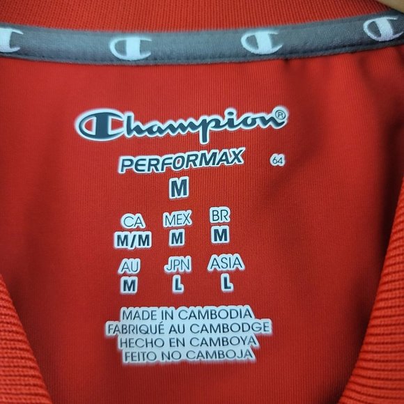 Champion Performax Womens Sz M Athletic Polo Short Sleeve Tech Work Shirt NEW - Picture 3 of 11